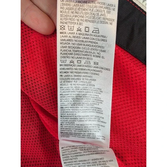 Nike Kids retro Colorblock Zip Up Hooded‎ Windbreaker Jacket XS (3-4) 98-104cm - Picture 7 of 9